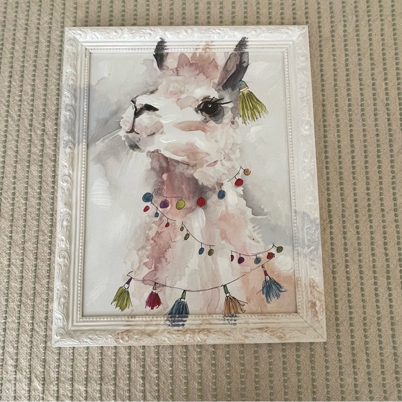 Llama Watercolor Art - Picture 1 of 4